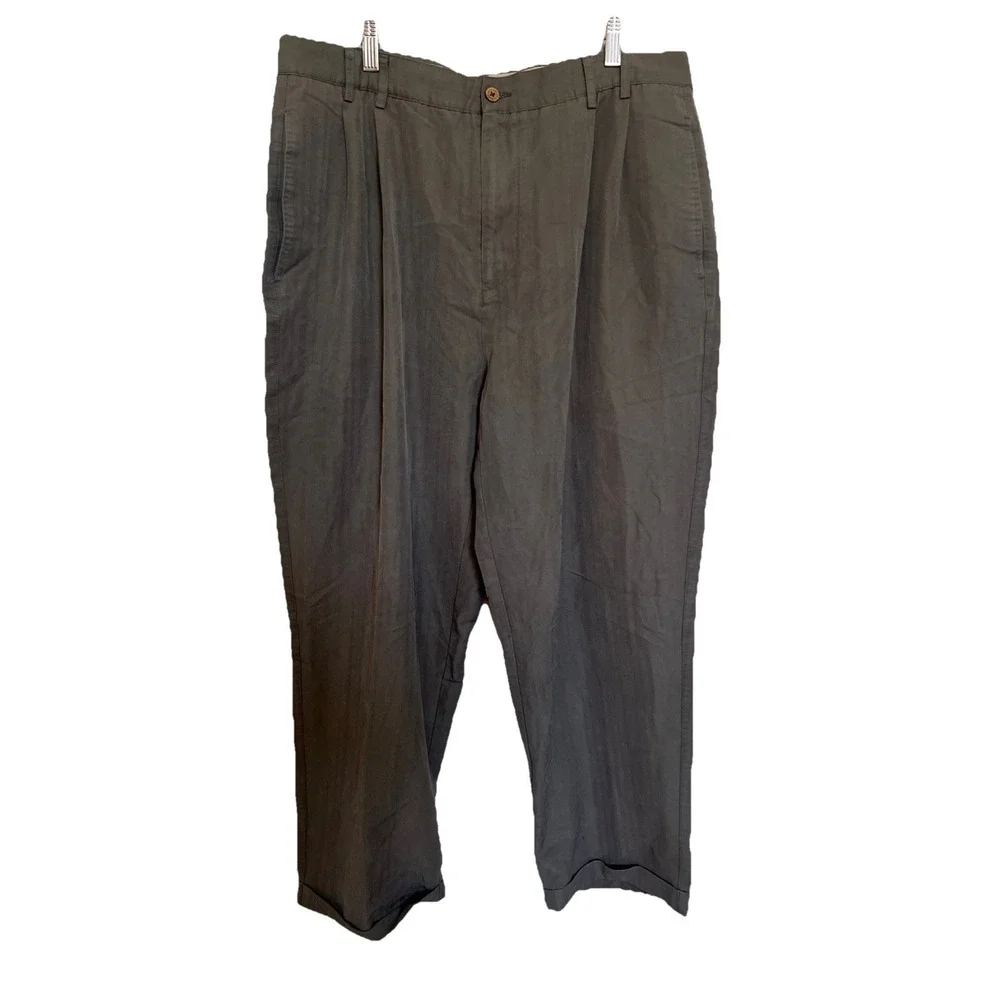 Caribbean Joe Let Go Pants‎ 38x30 Rayon Blend Mens Dress Pants.